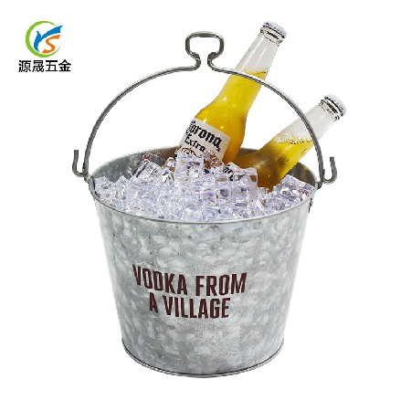 專(zhuān)注生產(chǎn)外貿(mào)工藝金屬水桶 敞口式鍍鋅冰桶 家用白鐵皮桶